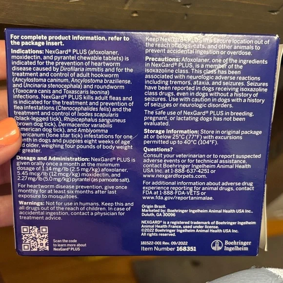 NexGard Plus Chewables for Dogs - Picture 4 of 4